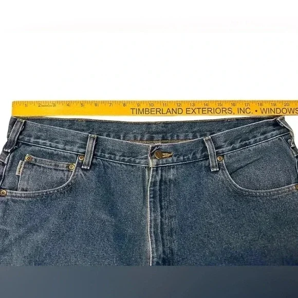 Carhartt Relaxed Fit Straight B17DST Men's Jeans Sz Tag=40x30 actual=40 x 29 EUC - Picture 11 of 11